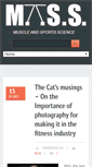Mobile Screenshot of muscleandsportsscience.com