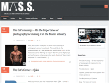 Tablet Screenshot of muscleandsportsscience.com